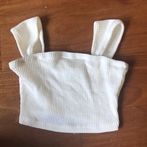 Dolls kill white crop top